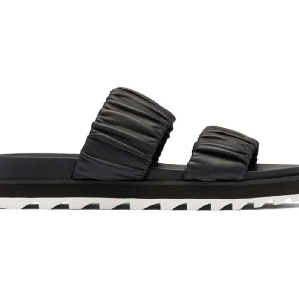 Sorel Women's Roaming Two Strap Slide Sandal Black Size 8.5
